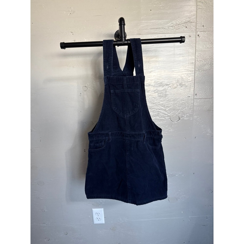 The Childrens Place Navy Blue Corduroy Overall Dress Jumper Girls Size 10